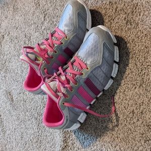 Adidas trainers, size 8.5 (women's), athletic shoe, pink and grey, BRAND NEW!